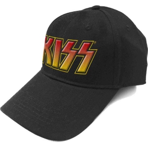 Kiss - Classic Logo Bl Baseball C in the group OTHER / Merch Caps and Hats at Bengans Skivbutik AB (3755189)