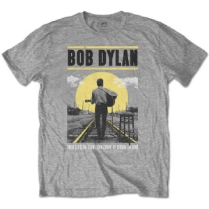 Bob Dylan - BOB DYLAN UNISEX TEE: SLOW TRAIN in the group OTHER / MK Test 5 at Bengans Skivbutik AB (3756586r)