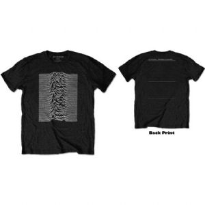 Joy Division - JOY DIVISION UNISEX TEE: UNKNOWN PLEASURES (BACK PRINT) in the group OTHER / MK Test 1 at Bengans Skivbutik AB (3756611)