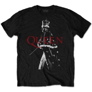 Queen -  QUEEN UNISEX TEE: FREDDIE CROWN in the group MERCH /  at Bengans Skivbutik AB (3756665r)