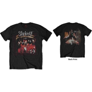 Slipknot - Debut Album - 19 Years Uni Bl T-Shirt in the group MERCHANDISE / T-shirt / Nyheter / Hårdrock,Pop-Rock at Bengans Skivbutik AB (3756674r)