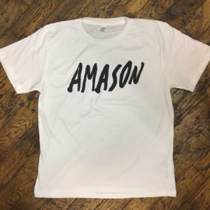 Amason -  T-Shirt Black logo, eco in the group CDON - Exporterade Artiklar_Manuellt / T-shirts_CDON_Exporterade at Bengans Skivbutik AB (3757604)