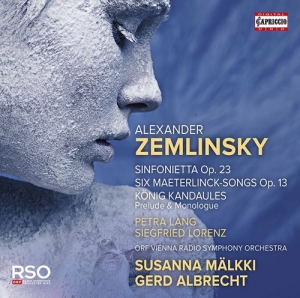 Zemlinsky Alexander - Sinfonietta Op. 23 6 Maeterlinck-S in the group CD / New releases / Classical at Bengans Skivbutik AB (3778502)