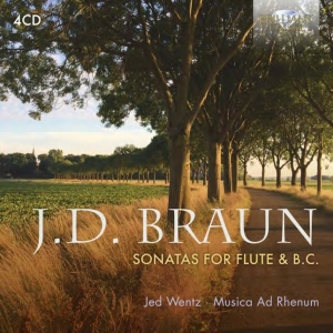 Braun Jean-Daniel - Sonatas For Flute & B.C. (4 Cd) in the group Externt_Lager /  at Bengans Skivbutik AB (3778539)