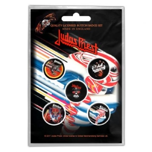 Judas Priest - Button Badge Pack: Turbo in the group MERCHANDISE / Pin-Button Badge / Heavy Metal at Bengans Skivbutik AB (3779653)