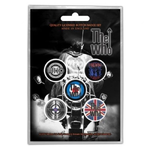 Who - Button Badge Pack: Quadrophenia in the group MERCHANDISE / Pin-Button Badge / Pop-Rock at Bengans Skivbutik AB (3779666)