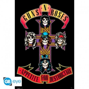 Guns N Roses - Appetite Poster 91,5x61 in the group MERCHANDISE / Poster / Heavy Metal at Bengans Skivbutik AB (3790809)