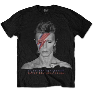 David Bowie - Aladdin Sane Uni Bl    in the group MERCHANDISE / T-shirt / Nyheter / Pop-Rock at Bengans Skivbutik AB (3795849)