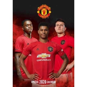Manchester United - Official 2020 Calendar in the group OTHER / Merch Calenders at Bengans Skivbutik AB (3805085)