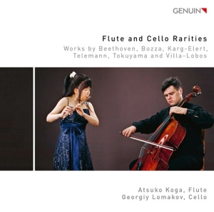 Various - Flute & Cello Rarities - Works By B in the group Externt_Lager /  at Bengans Skivbutik AB (3808035)