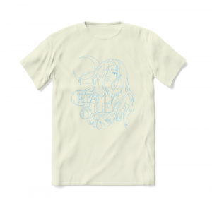 Sarah Klang - T-Shirt Creamy Blue Unisex -   in the group Minishops / Sarah Klang at Bengans Skivbutik AB (3809196r)