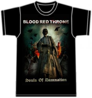 Blood Red Throne - T/S Souls Of Damnation (L) in the group OTHER / Merchandise at Bengans Skivbutik AB (3811460)