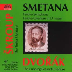 Smetana Bedrich Å kroup FrantiÅ¡ek - Festive Symphony, Festive Overture, in the group Externt_Lager /  at Bengans Skivbutik AB (3814389)