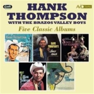 Thompson Hank - Five Classic Albums in the group CD / Country at Bengans Skivbutik AB (3820412)