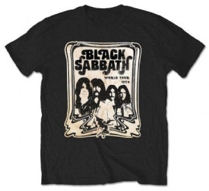 Black Sabbath - T-shirt World Tour 78 Cream T Shirt: in the group OTHER / Merch T-shirts / Classic Tours at Bengans Skivbutik AB (3821461)