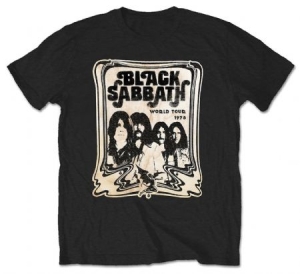Black Sabbath - T-shirt World Tour 78 Cream T Shirt: in the group Minishops / Black Sabbath at Bengans Skivbutik AB (3821461)