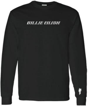 Billie Eilish - Billie Eilish Black Long Sleeve T-shirt in the group Minishops / Billie Eilish at Bengans Skivbutik AB (3825719)