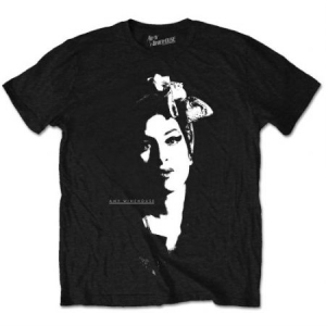 Amy Winehouse - Scarf Portrait Uni Bl    in the group MERCHANDISE / T-shirt / RnB-Soul at Bengans Skivbutik AB (3825728r)