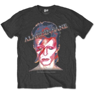 David Bowie - David Bowie Unisex Tee: Aladdin Sane in the group MERCH /  at Bengans Skivbutik AB (3826307)