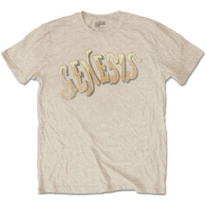 Genesis/ T-shirt -  Vintage Logo - Golden (Men Light) (L)  in the group OTHER / Merch CDON 2306 at Bengans Skivbutik AB (3827385)