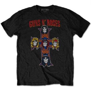 Guns N' Roses - T-shirt - Vintage Cross (Men Black) in the group CDON - Exporterade Artiklar_Manuellt / T-shirts_CDON_Exporterade at Bengans Skivbutik AB (3827439)