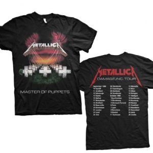 Metallica - T-shirt - Master of Puppets European Tour '86 (Back Print) (Men Black) in the group MERCH /  at Bengans Skivbutik AB (3827671r)