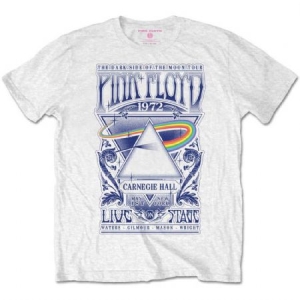 Pink Floyd - T-shirt - Carnegie Hall Poster (Retail Pack) (Kids White) (7-8 år) in the group OTHER / Merchandise at Bengans Skivbutik AB (3828207)
