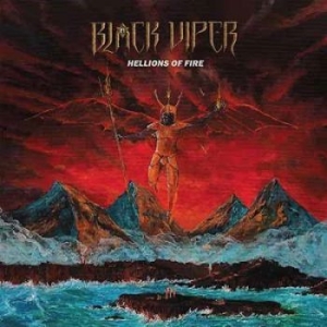 Black Viper - Hellions Of Fire (Red/Yellow Vinyl in the group VINYL / Hårdrock/ Heavy metal at Bengans Skivbutik AB (3832632)