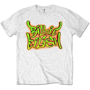 Billie Eilish - Graffiti Uni Wht    in the group MERCHANDISE / T-shirt / Pop-Rock at Bengans Skivbutik AB (3833964)