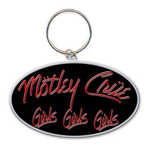 Motley Crue - Motley Crue Standard Keychain: Girls, Gi in the group MERCH / Accessories / Keyrings at Bengans Skivbutik AB (3834107)