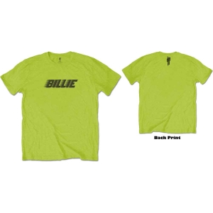 Billie Eilish - Racer Logo & Blohsh Uni Lime Green    in the group OTHER / Merch T-shirts / T-shirt Kampanj at Bengans Skivbutik AB (3835671)