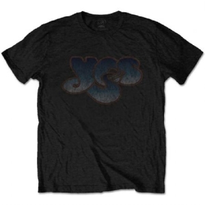 Yes - Yes Unisex Tee: Vintage Logo in the group OTHER / BW-T-shirts at Bengans Skivbutik AB (3835734)