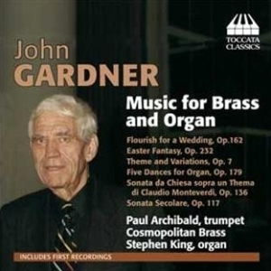 Gardner - Music For Brass And Organ in the group Externt_Lager /  at Bengans Skivbutik AB (3837534)