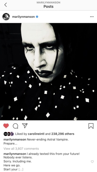 Marilyn Manson - We Are Chaos in the group VINYL / Rock at Bengans Skivbutik AB (3842063)