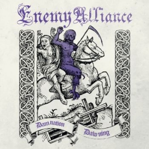 Enemy Alliance - Damnation Dawning (Purple Vinyl) in the group VINYL / Rock at Bengans Skivbutik AB (3844217)