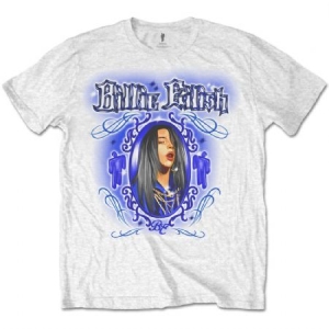 Billie Eilish - Airbrush Photo Uni Wht    in the group MERCHANDISE / T-shirt / Pop-Rock at Bengans Skivbutik AB (3865158r)