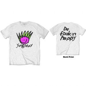 Yungblud -  Unisex Tee White -  Face (Back Print) in the group OTHER / BW-T-shirts at Bengans Skivbutik AB (3865191)