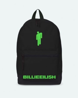 Billie Eilish - Classic Backpack Black - Bad Guy in the group Minishops / Billie Eilish at Bengans Skivbutik AB (3868084)