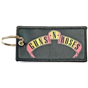 Guns N' Roses - Guns N' Roses Keychain: Scroll Logo (Dou in the group MERCHANDISE / Keyring / Heavy Metal at Bengans Skivbutik AB (3880835)