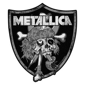 Metallica - Raiders Skull Standard Patch in the group MERCHANDISE / Merch / Hårdrock at Bengans Skivbutik AB (3880861)