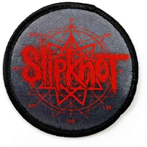 Slipknot - Logo & Nonagram Printed Patch in the group MERCHANDISE / Merch / Hårdrock at Bengans Skivbutik AB (3880863)