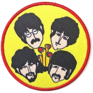 Beatles - The Beatles Standard Patch: Yellow Submarine Perryscopes & Heads (Loose) in the group OTHER / Merchandise at Bengans Skivbutik AB (3880867)