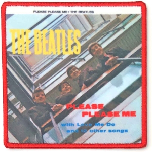 The Beatles - Please Please Me Woven Patch in the group MERCHANDISE / Patch / Pop-Rock at Bengans Skivbutik AB (3881741)