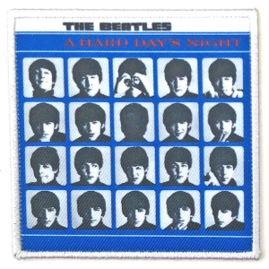 The Beatles - A Hard Day's Night Woven Patch in the group MERCHANDISE / Accessoarer / Pop-Rock at Bengans Skivbutik AB (3881742)