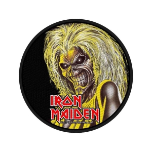 Iron Maiden - Killers Face Retail Packaged Patch in the group MERCHANDISE / Merch / Hårdrock at Bengans Skivbutik AB (3882136)