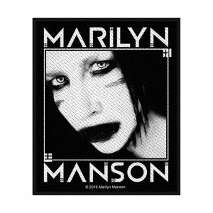 Marilyn Manson - Villain Standard Patch in the group MERCHANDISE / Merch / Hårdrock at Bengans Skivbutik AB (3882168)