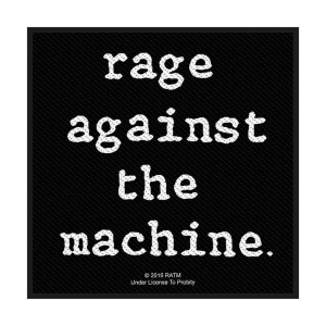 Rage Against The Machine - Logo Standard Patch in the group MERCHANDISE / Merch / Hårdrock at Bengans Skivbutik AB (3882191)