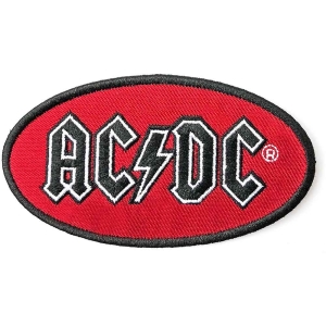 Ac/Dc - Oval Logo Woven Patch in the group Minishops / AC/DC at Bengans Skivbutik AB (3882205)