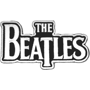 The Beatles - White Drop T Logo Die-Cut Standard Patch in the group MERCHANDISE / Merch / Pop-Rock at Bengans Skivbutik AB (3882208)