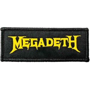 Megadeth - Logo Woven Patch in the group MERCHANDISE / Merch / Hårdrock at Bengans Skivbutik AB (3882211)